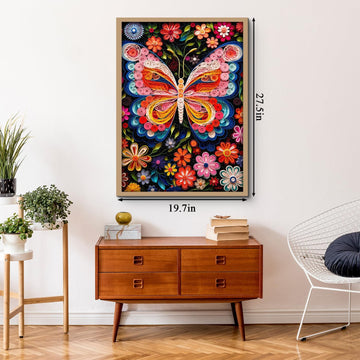 Puzzle à papillons floraux 1000 pièces
